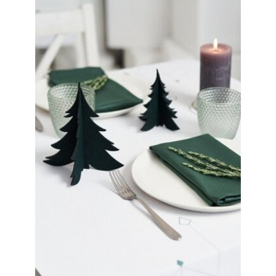 Christmas cutlery holder "Christmas tree" gray
